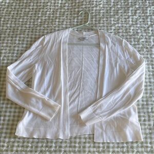 Women’s white knit cardigan